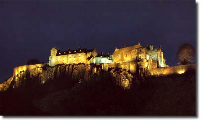 Stirling Castle at night